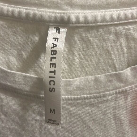 ✨Fabletics Micah Muscle White Sz Medium Tank✨ - Picture 7 of 8